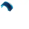 03300 540 550 Heat Sink Stock modifié Moteur RC CAR 1/10 HSP RedCat Hi...