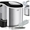 BB-LOISIR Machine à glaçons Argent Appareil préparation de glace 12 kg...