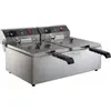 Friteuse professionnelle - COMBISTEEL - 2 x 6 litres - 6600 Watt - Éle...