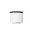 Planetary Design - Airscape - Koffiebonen - Voorraadpotten - Vacuuum - Koffie - Staal - Mat Wit - 250 gram