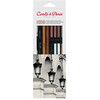 CONTE A PARIS ESQUISSE ETUDE SET 12 CARRE + 3 CRAYONS + ACCESS