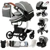 BAZARLAND30 Poussette 3 en 1 Bébé Combinée Siège-Auto Nacelle Trio Rév...