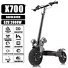 BAZARLAND30.Trottinette électrique pour adultes avec double moteur de 2 600 W, vitesse de pointe de 60km/h et 40 km d'autonomie.