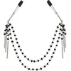 Sportsheets - Sincerely Black Jeweled Nipple Clips
