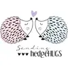 Layered clear stamps hedgehugs - Sizzix