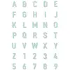 Sizzix Thinlits Die Tile Alphanumeric