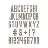 Sizzix Thinlits Die Set Alphanumeric Emporium 41stuks