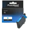 PrintAbout huismerk Inktcartridge 16 (C13T16224012) Cyaan Geschikt voo...