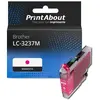 PrintAbout huismerk Inktcartridge LC-3237M Magenta geschikt voor Brother