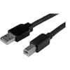 StarTech.com Câble USB Actif A vers B 15 m - Cable Imprimante USB A-B  - M/M - 1x USB A Mâle 1x USB B Mâle - Noir - 15 mètres - Câble USB - USB type B (M) pour USB (M) - USB 2.0 - 15 m - actif - noir - pour P/N: ICUSB232D