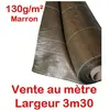 Vente au mètre / 130g/m2 Toile Bache de paillage tissée Marron Anti-Ma...