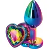 NS Novelties Rear Assets Multicolore Heart Plug Anal