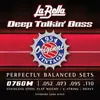 Labella 0760M - Jeu de cordes basse électrique Deep Talkin' Bass Flats...