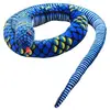 Peluche Gros boa constrictor Doux pour Prank 113 pouces-Bleu