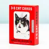 Kikkerland kkgg38 jeu de cartes chats 3d 