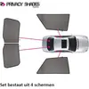 Set Car Shades passend voor Renault Clio 5 deurs 2019- (4-delig)