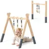 Costway Portique D'éveil En Bois Pour Bébé - Costway - Forme Triangula...