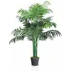 GOPLUS Plantes Artificielles d’Intérieur Plante Artificielle en Pot Plastique Noir en Tissu Polyester Pour Hôtel, Maison, Bureau