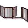 GIANTEX Barrière de Sécurité Pliable avec 4 panneaux autoportants en b...