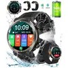 BLACKVIEW Montre Connectée Homme 960mAh/5ATM Étanche/LED Lampe 1.45 Mi...
