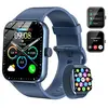 FeipuQu Montre Connectée Homme Femme,1.85" Smartwatch avec 100 Modes Sportifs,SpO2,Sommeil,Montre Appel pour Android iOS