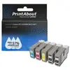 PrintAbout huismerk Inktcartridge PFI-320MBK/BK/C/M/Y 5-kleuren Multipack Geschikt voor Canon