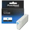 PrintAbout huismerk Inktcartridge T41F240 Cyaan Hoge capaciteit Geschi...