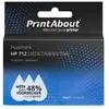 PrintAbout huismerk Inktcartridge 712 (3ED67/68/69/70A) 4-kleuren Mult...