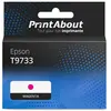 PrintAbout huismerk Inktcartridge T9733 Magenta Hoge capaciteit Geschi...