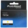 PrintAbout huismerk Inktcartridge T9734 Geel Hoge capaciteit Geschikt ...