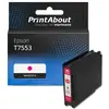 PrintAbout huismerk Inktcartridge T7553 Magenta Geschikt voor Epson