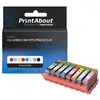 PrintAbout huismerk Inktcartridge CLI-42BK/C/M/Y/PC/PM/GY/LGY 8-kleuren Multipack geschikt voor Canon