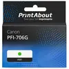 PrintAbout huismerk Inktcartridge PFI-706G Groen Hoge capaciteit Gesch...