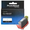 PrintAbout huismerk Inktcartridge CLI-42LGY Licht-grijs geschikt voor Canon