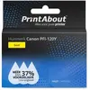 PrintAbout huismerk Inktcartridge PFI-120Y Geel Geschikt voor Canon