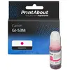 PrintAbout huismerk Inktcartridge GI-53M Magenta Geschikt voor Canon