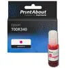 PrintAbout huismerk Inktcartridge T00R340 Magenta Geschikt voor Epson