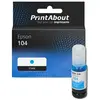 PrintAbout huismerk Inktcartridge 104 (C13T00P240) Cyaan Geschikt voor...