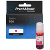 PrintAbout huismerk Inktcartridge 104 (C13T00P340) Magenta Geschikt vo...