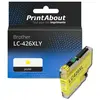PrintAbout huismerk Inktcartridge LC-426XLY Geel Hoge capaciteit geschikt voor Brother