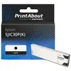 PrintAbout huismerk Inktcartridge SJIC30P(K) Zwart Geschikt voor Epson