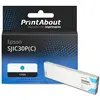 PrintAbout huismerk Inktcartridge SJIC30P(C) Cyaan Geschikt voor Epson