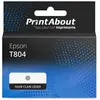 PrintAbout huismerk Inktcartridge T804 (C13T804900) Licht licht-zwart ...