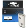 PrintAbout huismerk Inktcartridge 72 (C9374A) Grijs Geschikt voor HP