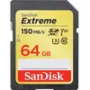 SANDISK Extreme SDxc Uhs-I 64Gb classe 10 Vitesses Classe V30