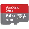 SanDisk Ultra microSD UHS-I U1 64 Go 140 Mo/s (x2) + Adaptateur SD
