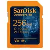 SanDisk Carte UHS-I 4K SDXC " Outdoors " 256 Go