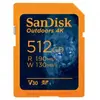 SanDisk Carte UHS-I 4K SDXC " Outdoors " 512 Go