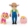 PAW Patrol - Skye & Boerin Yumi met varkensvriendje Speelfigurenset