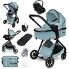 BAZARLAND30.poussette combinée 3-en-1siège autonacelle ultra légère (e...